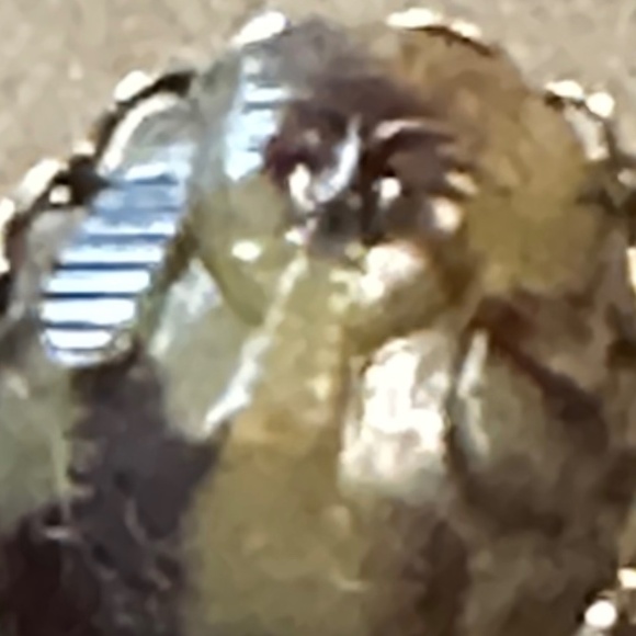 Vintage, gold tone, carved cameo of a pharaoh, clip on earrings - Picture 8 of 13